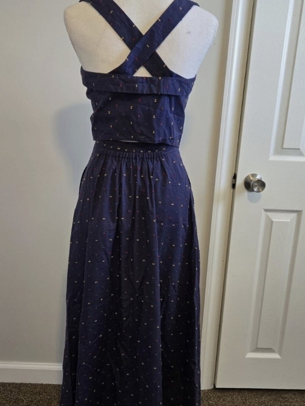 New! H＆M Strapped Bow Summer  Dress / 12 - Picture 8 of 10